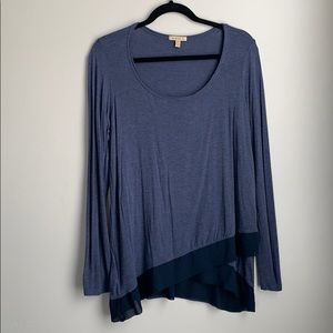 Scoop neck super soft long sleeve tee